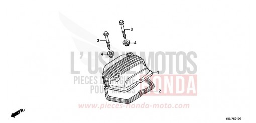 CYLINDER HEAD COVER CRF100FC de 2012